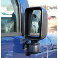 ~(11.5 lbs. 16X14X10)~ HighRock 4x4 Mirror Replacement Set Black Jeep 07-17 Wrangler 2-Dr/4-Dr; ABS composite; Factory design of 07-17 JK (solid arm)