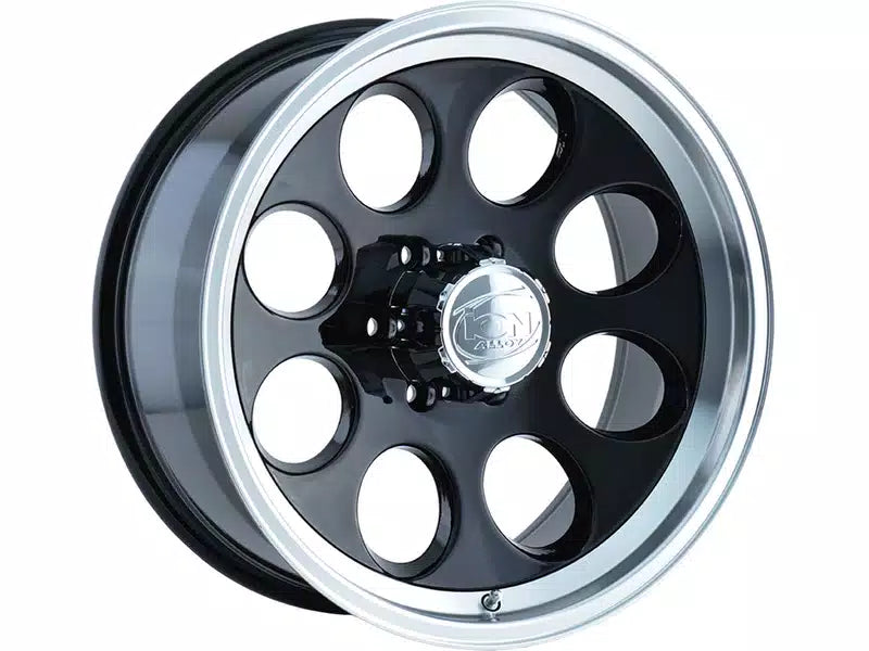 ~(27 lbs. 18X18X11)~ 171 (171) BLACK/MACHINED LIP 16X10 8-170 -38MM 130.8MM