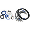 K-SERIES 4AWG AMP KIT W/ 2CH INTERCONNECTS; RoHS COMPLIANT