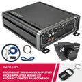K-SERIES 4AWG AMP KIT W/ 2CH INTERCONNECTS; RoHS COMPLIANT