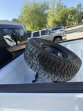 Bed Mount Spare Tire Carrier | Universal (5x5.5 6x5.5 6x135 & 5x5.0 Bolt Patterns)