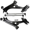 BMR 15-17 S550 Mustang Rear Sway Bar End Link Kit - Black