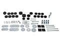 Body mount - bushings 25 Bushings 10 Tubes 26 Washers 12 Nuts 12 Bolts Grease