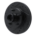 R1 78-78 Buick Regal Front Left Drilled & Slotted Black Brake Rotor