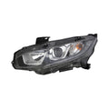 LH HEADLAMP ASSY COMPOSITE; EX|EXL|EXT|LX; HALOGEN; CIVIC 1618
