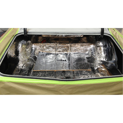 COMPLETE VEHICLE CUSTOM INSULATION KIT POLYMER BLACK BACKING SILVER