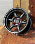 Aluminum Wheels 15x7 Tandem K11H Machined Lip Hyper Silver 4x114.3 Bolt Pattern 0 Offset Kansei Wheels