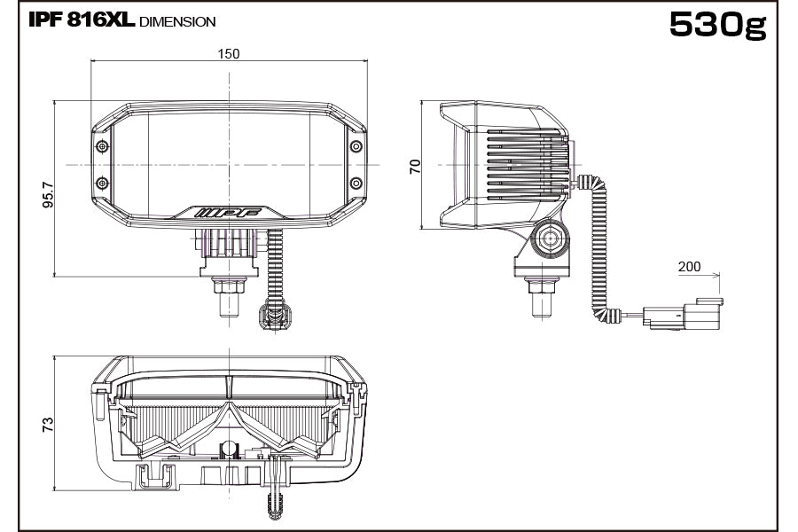 LED IPF BACK UP LIGHT