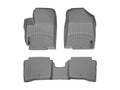 WeatherTech 12+ Kia Rio Front and Rear Floorliners - Grey