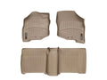 WeatherTech 07-08 Honda Fit Front and Rear Floorliners - Tan