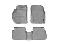 WeatherTech 09-10 Pontiac Vibe Front and Rear Floorliners - Grey