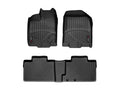 WeatherTech Black Front and Rear Floorliners Fits -20-14 Edge 443491-4410002
