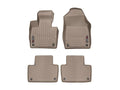 WeatherTech Tan Front and Rear Floorliners Fits -20-19 Fiat 45369-1-2