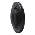 R1 06-09 Buick Rainier Front Right Drilled & Slotted Black Brake Rotor