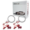 Oracle 13-16 Dodge Dart Surface Mount LED Projector Fog Light Halo Kit - Red