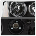 xTune Dodge Charger 05-10 (Non-HID) OEM Style Headlights w/ Corner 4pcs - Black HD-JH-DCH05-SET-BK