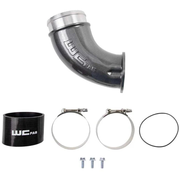 Intake Horn High Flow 4 in. for 2001-2004 Duramax LB7 WCFab Red