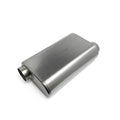 Ticon 2.5in Thin 2.5in Offset In/Out Same Side 17in Overall Length 1mm/.039in Oval Titanium Muffler