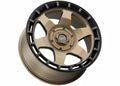 Weld Off-Road Ridge 20x9 - 8x170 BP - ET0 - 125.1mm CB - Satin Bronze Wheel (Black Ring)