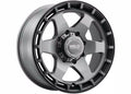 Weld Off-Road Ridge 17x9 - 5x114.3 / 5x127 BP - ET-12 - 78.1mm CB Satin Gunmetal Wheel (Black Ring)