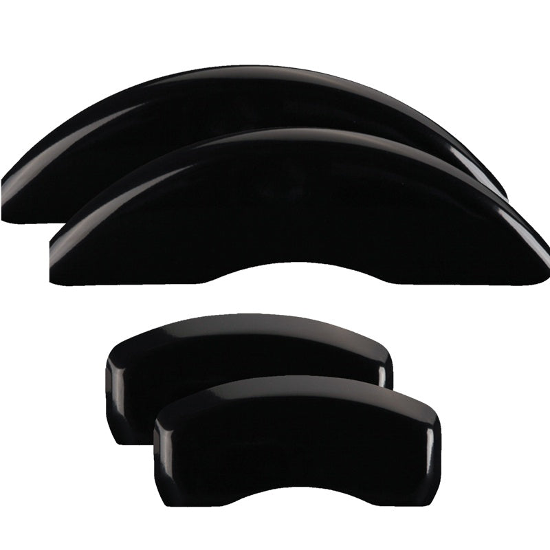 SET OF 6 CALIPER COVERSENGRAVED FRONT AND REAR:MGPYELLOW POWDER COATBLK CHAR