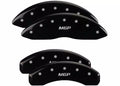 Set Of 4 Caliper Covers Engraved Front And Rear MGP Black Finish Silver Characters 2012-2012 Ford F-150 MGP Caliper Covers