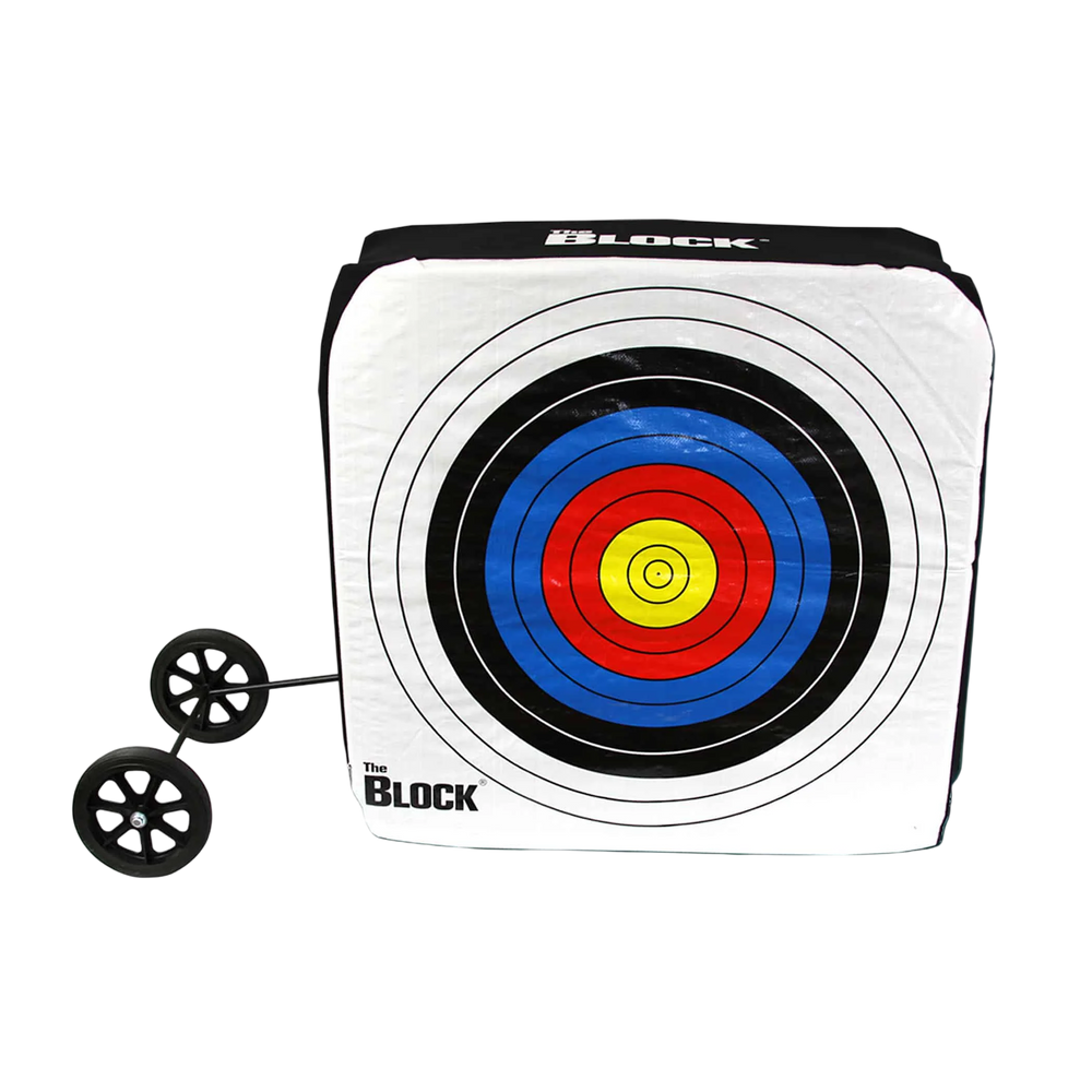 BLOCK BULLSEYE ARCHERY TARGET 34INX14INX34IN