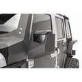 0718 JEEP JK FRONT DOOR SKIN MIRROR PROTECTOR MATTE BLACK