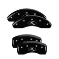 Set Of 4 Caliper Covers Engraved Front And Rear MGP Yellow Finish Black Characters 2009-2011 Kia Borrego MGP Caliper Covers