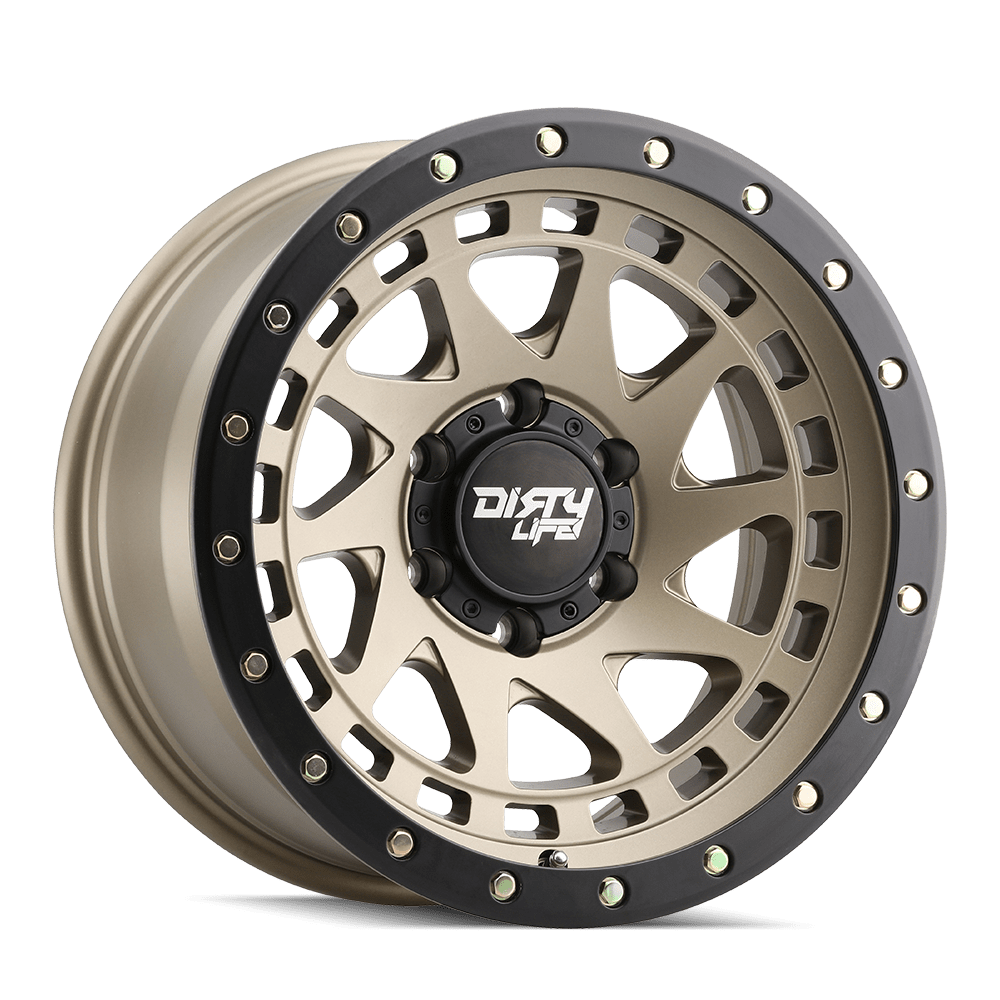 DIRTY LIFE ENIGMA PRO 9311 SATIN GOLD BLACK LIP 17X9 5-127 -38MM 71.5MM