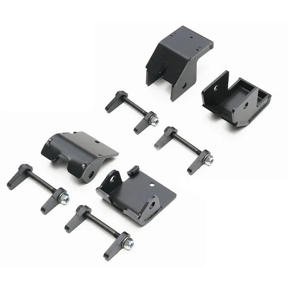 Rock Hard 4x4 Bolt-On Front and Rear Lower Control Arm Skid Plates for Jeep Wrangler JL Rubicon 2018 - Current [RH-90515]