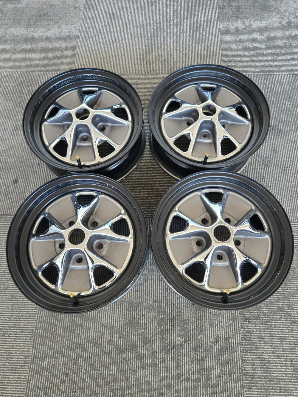14X5 STYLED STEEL RIM-BLACK