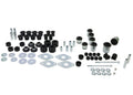Essential Vehicle Kit 8 Shell Bushings 36 Bushings 12 Tubes 4 Brackets 2 Bolts 2 Nuts 16 Washers Grease Install Guide