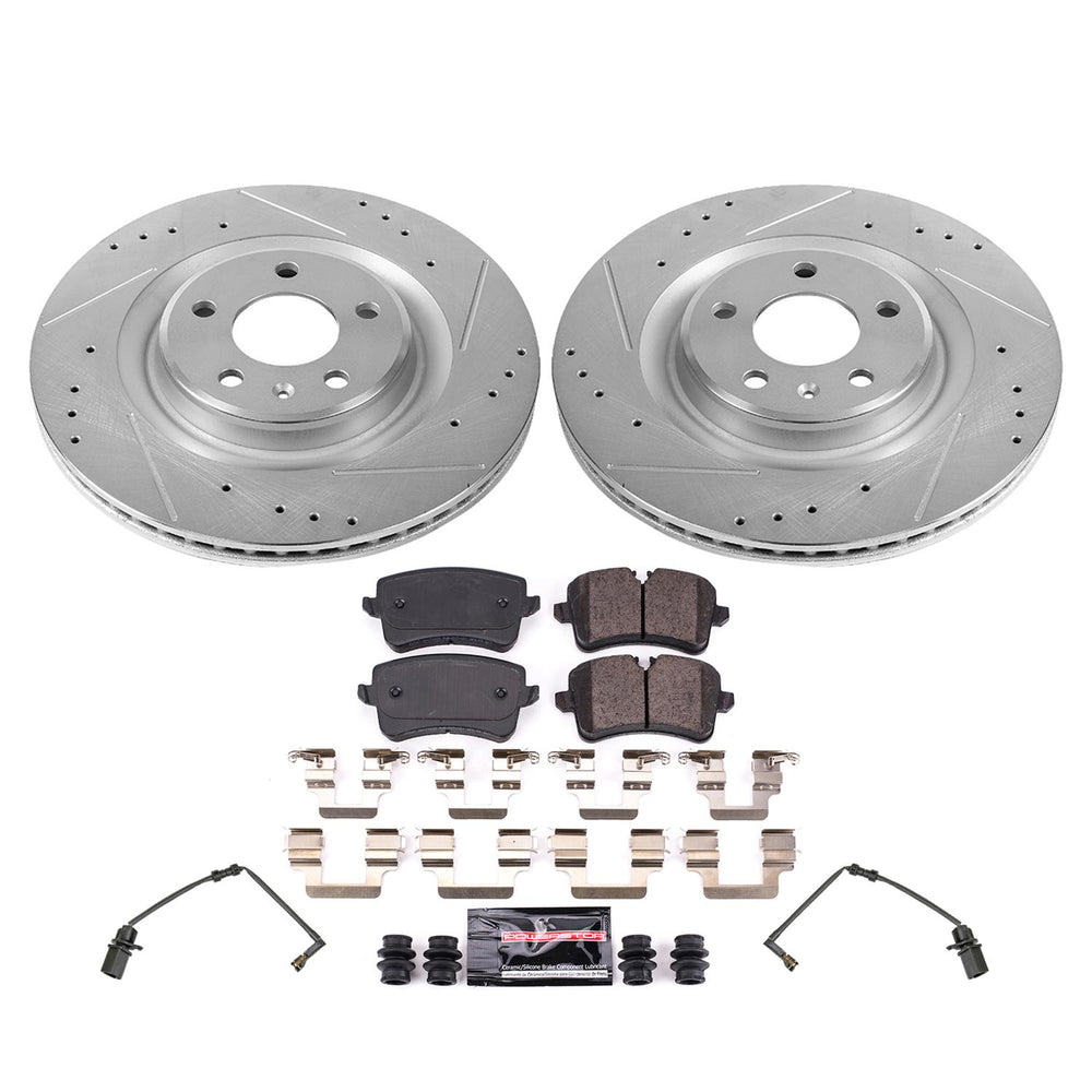 Power Stop 13-14 Audi A8 Quattro Rear Z23 Evolution Brake Kit
