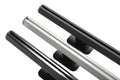 Deezee 2003-23 Dodge/Ram Ram Hex Series Side Rails - Gloss Black 5 1/2Ft Bed