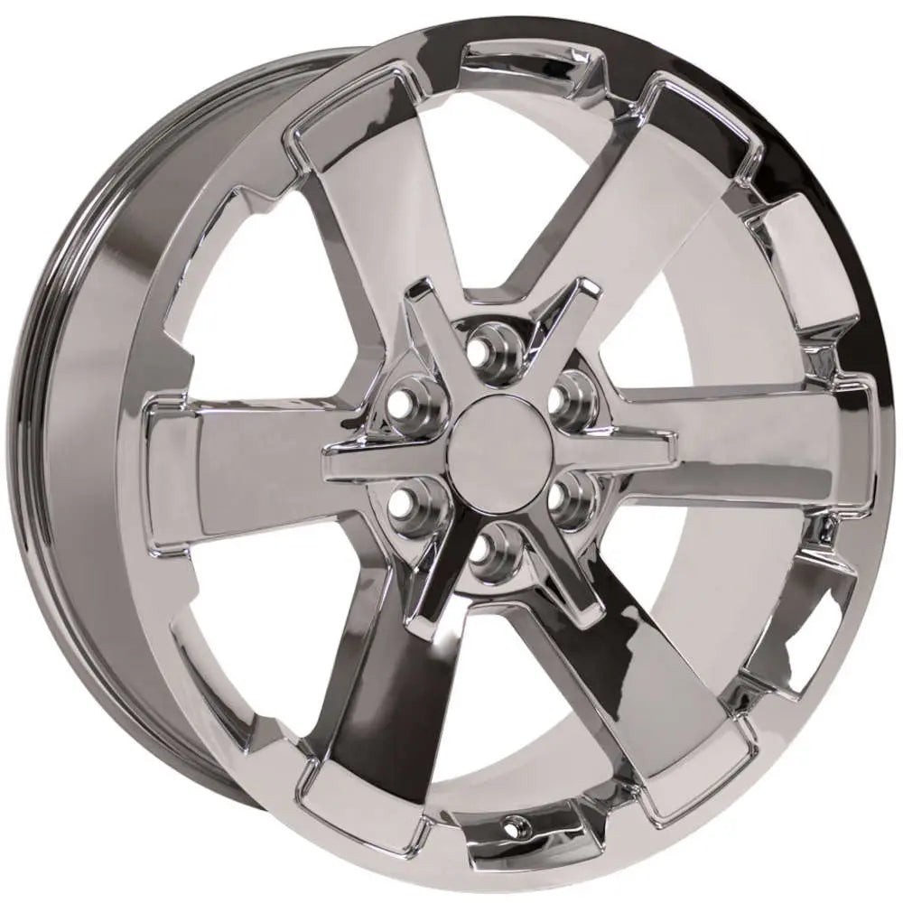22 IN REPLICA WHEEL FITS CHEVY SILVERADO RALLY CV41B BLACK 22X9