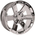 22 IN REPLICA WHEEL FITS CHEVY SILVERADO RALLY CV41B BLACK 22X9