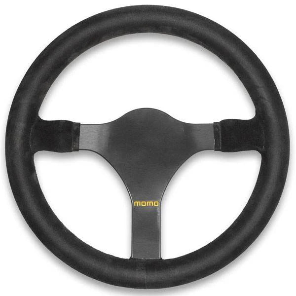 Momo MOD31 Steering Wheel 320 mm -  Black Suede/Black Spokes