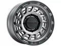 Aluminum Wheels 17x8.5 Halo 957GB Gunmetal Gray Black Ring 0 Offset 5 on 150 Bolt Pattern 110.3 Bore Raceline