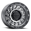 Aluminum Wheels 17x9 Halo 957GB Gunmetal Gray Black Ring -12 Offset 8 on 170 Bolt Pattern 130.81 Bore Raceline