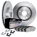 DFC 15-23 Ford Mustang Front Rotors w/4000 HybriDynamic Brake Pads w/Hardware