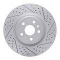 DFC 09-17 Buick Regal Front Right Drilled & Slotted Geoperformance Rotor