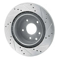DFC 03-24 Infiniti M37 Rear Drilled & Slotted Geoperformance Rotors