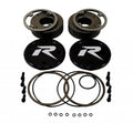 Drive Flange Kit Dana 60 Super Duty 2005+ 35 Spline w/Hardware and Black Caps Revolution Gear