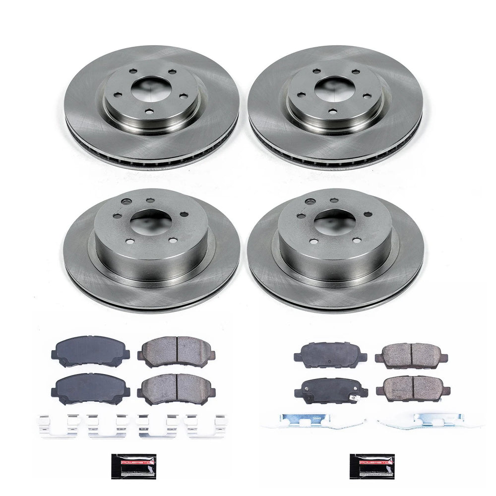 Power Stop 08-14 Nissan Rogue Front & Rear Autospecialty Brake Kit