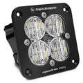 Flush Mount LED Light Pod Black Amber Lens Driving/Combo Pattern Squadron Pro Baja Designs