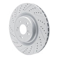 R1 21-26 Acura Tlx Front Left Drilled & Slotted Geoperformance Rotor