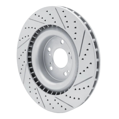 R1 21-26 Acura Tlx Front Left Drilled & Slotted Geoperformance Rotor