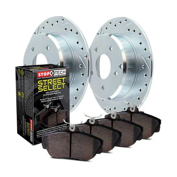 Select Sport Axle Pack, Drilled & Slotted, Rear