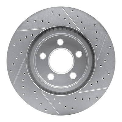 R1 12-15 Audi Tts Quattro Front Left Drilled & Slotted Geoperformance Rotor